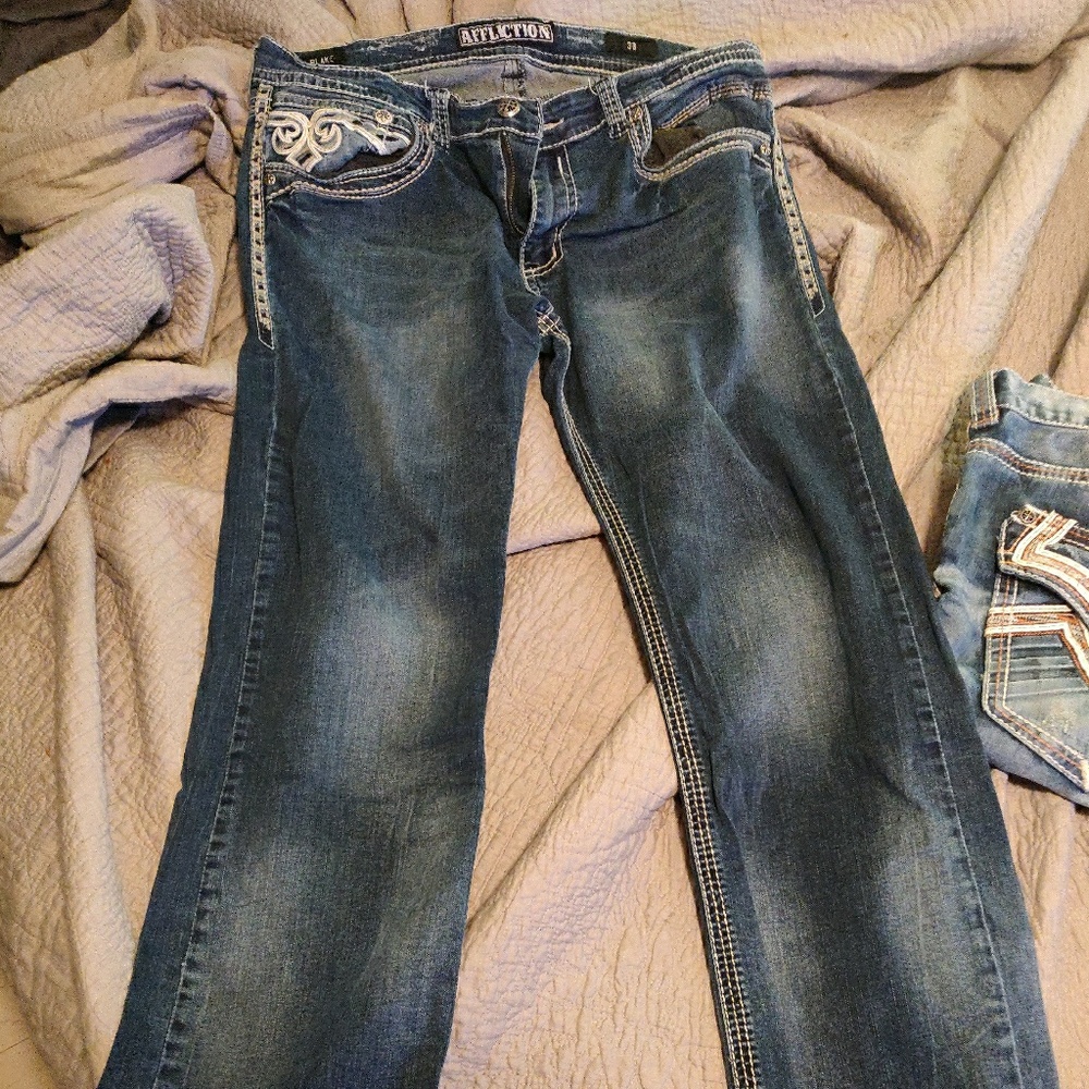 Affliction mens jeans